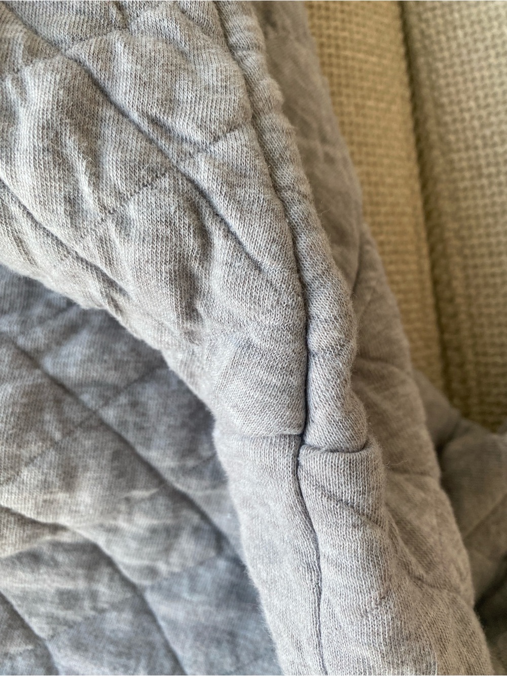 Patagonia Quilted Crewneck Sweatshirt - Light Heather Gray - Picture 9 of 10